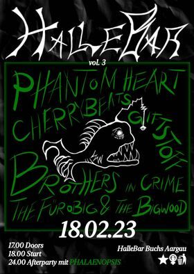 Poster von der Veranstaltung Vol.3 Giftstoff, CHERRYBEATS & Phantom Heart @ HalleBar
