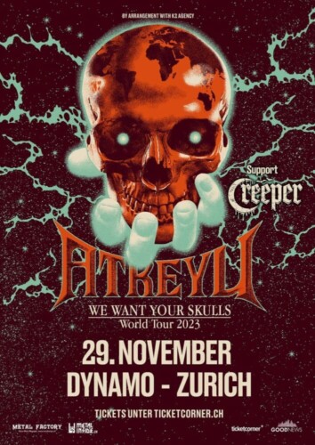 Poster von der Veranstaltung Atreyu @ Dynamo, Zürich