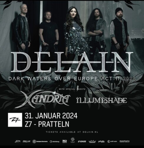 Poster von der Veranstaltung Dark Waters over Europe Act II @ Konzertfabrik Z7, Pratteln