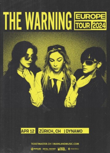 Poster von der Veranstaltung The Warning @ Dynamo, Zürich