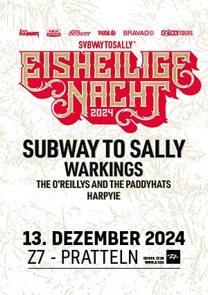 Poster von der Veranstaltung EISHEILIGE NACHT 2024 @ Konzertfabrik Z7, Pratteln