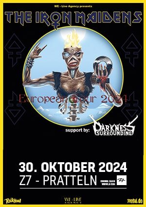 Poster von der Veranstaltung The Iron Maidens (European Tour 2024) @ Konzertfabrik Z7, Pratteln
