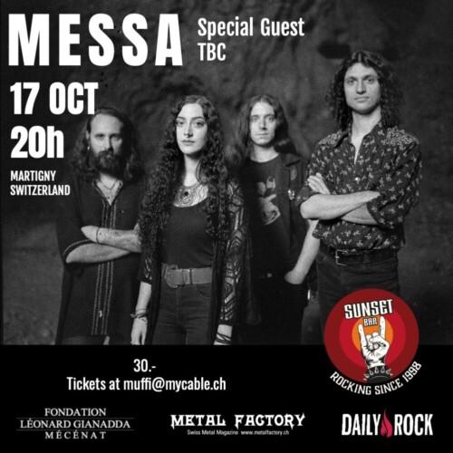 Poster von der Veranstaltung Messa @ Sunset Bar, Martigny