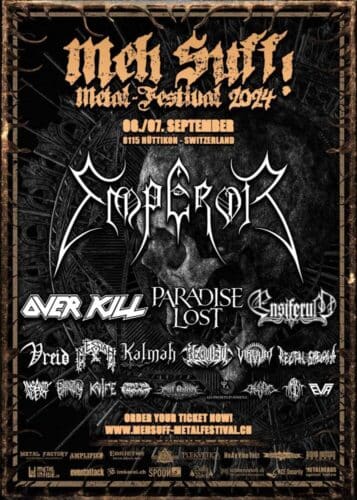 Poster von der Veranstaltung Meh Suff Metal Festival 2024 @ Hüttikerberg