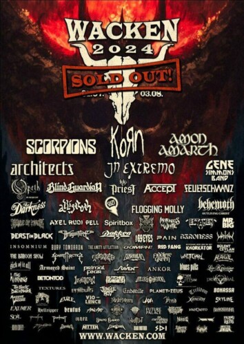 Poster von der Veranstaltung Wacken Open Air 2024 @ Wacken Open Air