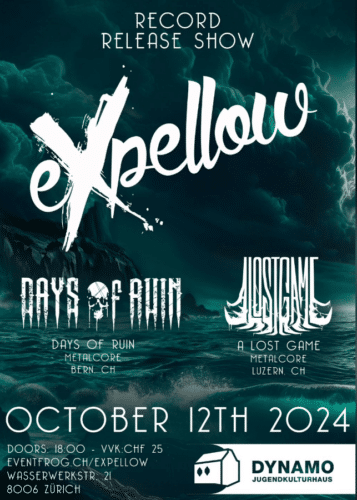 Poster of the event Expellow Record Release Show at Werk21, Zürich