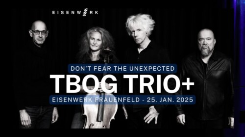 Poster of the event The Beauty Of Gemina | TRIO+ at Kultur im Eisenwerk, Frauenfeld