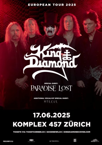 Poster von der Veranstaltung King Diamond @ Komplex 457, Zürich