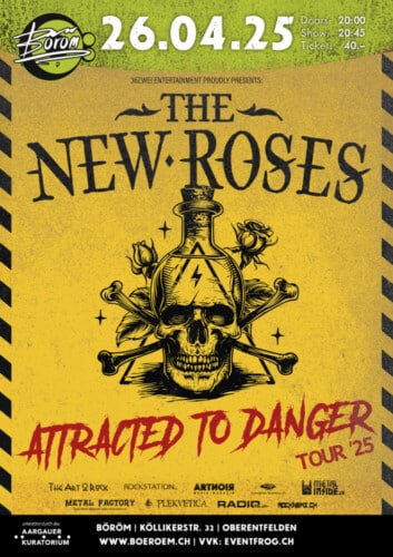Poster von der Veranstaltung The New Roses (DE) @ Böröm pöm pöm, Oberentfelden