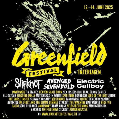 Poster von der Veranstaltung Greenfield Festival 2025 @ Greenfield Festival