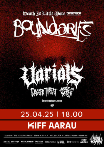 Poster von der Veranstaltung Boundaries @ KIFF, Aarau