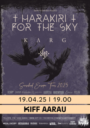 Poster von der Veranstaltung Harakiri for the Sky @ KIFF, Aarau