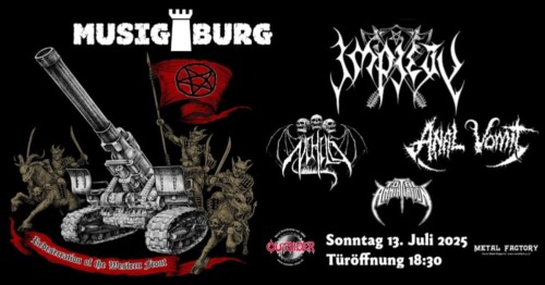 Poster von der Veranstaltung Total Annihilation & Nihilo @ Musigburg, Aarburg