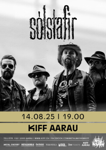 Poster von der Veranstaltung Sólstafir @ KIFF, Aarau