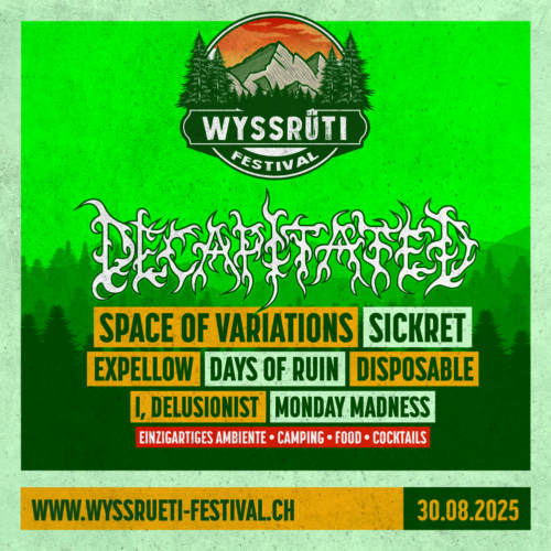 Poster von der Veranstaltung Wyssrüti Festival 2025 @ Wyssrüti Festival