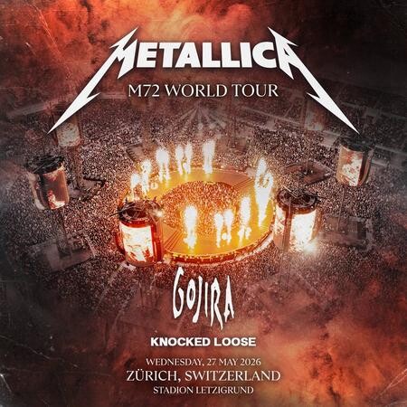 Poster von der Veranstaltung Metallica @ Stadion Letzigrund
