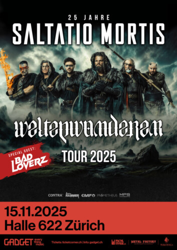 Poster von der Veranstaltung Saltatio Mortis @ Halle 622, Zürich
