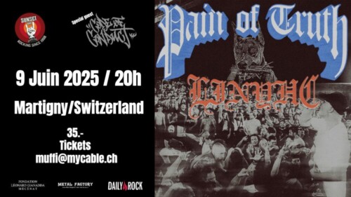 Poster of the event Pain of Truth & Code of Conduct at Sunset Bar, Martigny