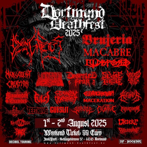 Poster von der Veranstaltung Dortmund Deathfest @ YunkYard