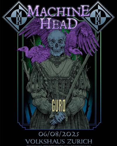 Poster von der Veranstaltung Machine Head @ Volkshaus, Zürich