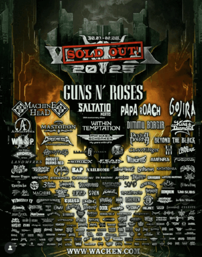 Poster von der Veranstaltung Wacken 2025 ! @ Wacken Open Air