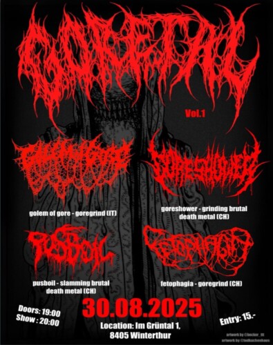 Poster von der Veranstaltung Goretal Vol. 1 @ Im Grüntal 1