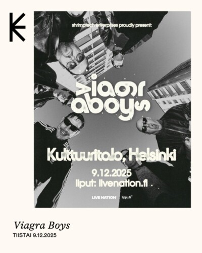 Poster von der Veranstaltung Viagra Boys, Helsinki @ Helsinki Hall of Culture – Kulttuuritalo