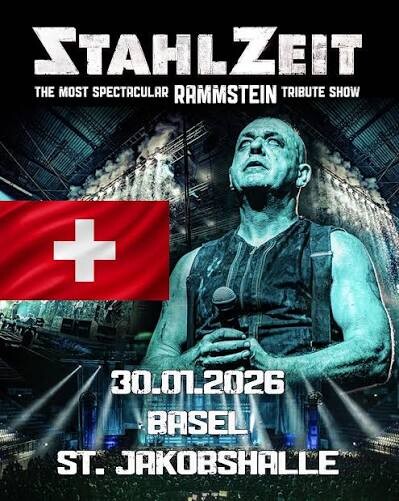 Poster von der Veranstaltung Stahlzeit @ St. Jakobshalle