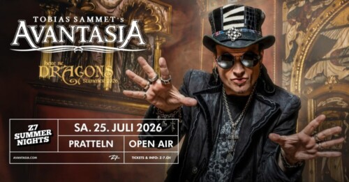 Poster of the event Avantasia at Konzertfabrik Z7, Pratteln