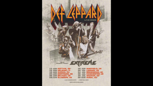 Poster von der Veranstaltung Def Leppard @ Hallenstadion, Zürich