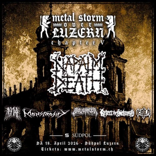 Poster von der Veranstaltung Metal Storm over Luzern - Chapter V @ Südpol