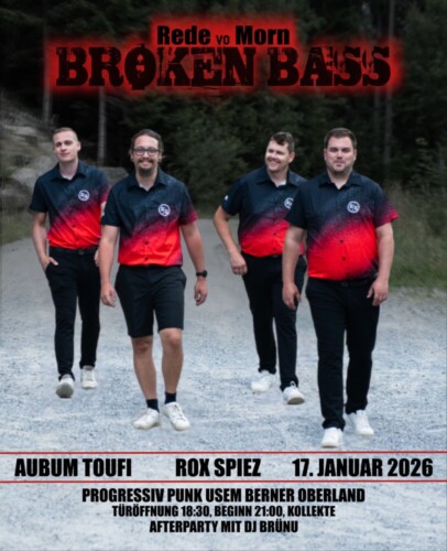 Poster von der Veranstaltung Broken Bass - Albumtaufe @ ROX music bar