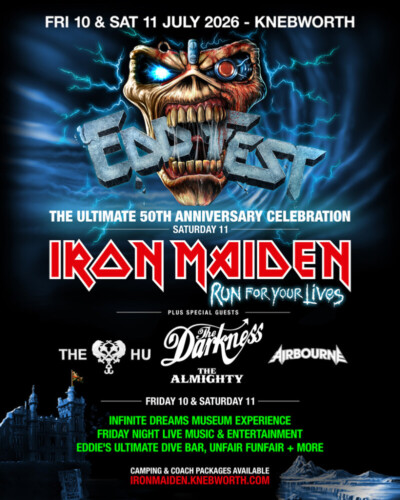 Poster von der Veranstaltung Edd Fest - The Ultimate 50th Anniversary Celebration @ Knebworth Park