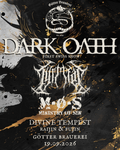 Poster von der Veranstaltung DIVINE TEMPEST - Raijin & Fujin @ Götter Brauerei