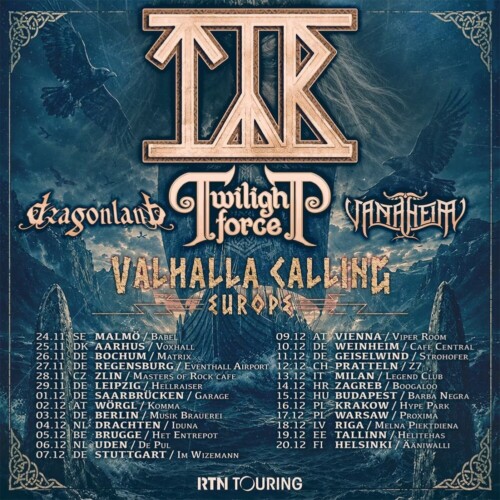 Poster von der Veranstaltung Týr -  Valhalla Calling - Europe @ Konzertfabrik Z7, Pratteln